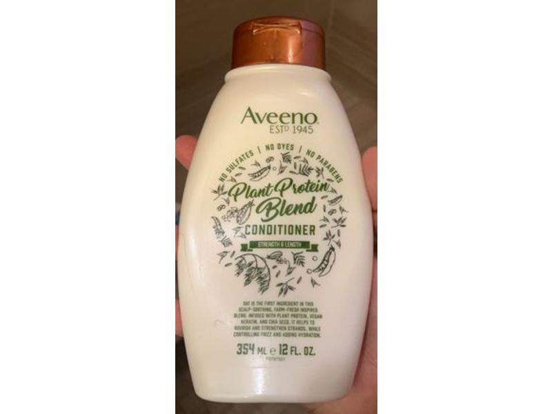 Aveeno Plant Protein Blend Conditioner, Strength & Length, 12 fl oz/354 mL