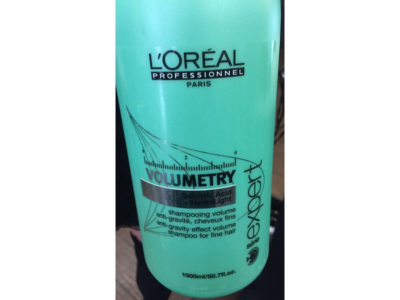 L'Oreal Volumetry Intra Cylane Hydralight Anti Gravity Effect Volume Shampoo, 50.71 oz/1500 mL