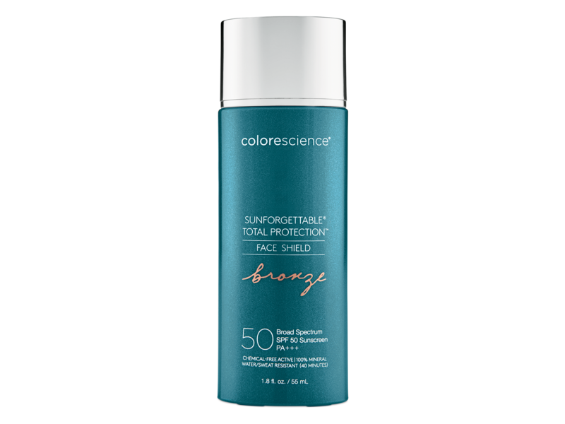 Colorescience Sunforgettable Total Protection Face Shield, SPF 50, Bronze, 1.8 fl oz /56 mL