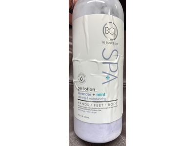 BCL Spa Gel Lotion, Lavender + Mint, 34 fl oz/1000 mL