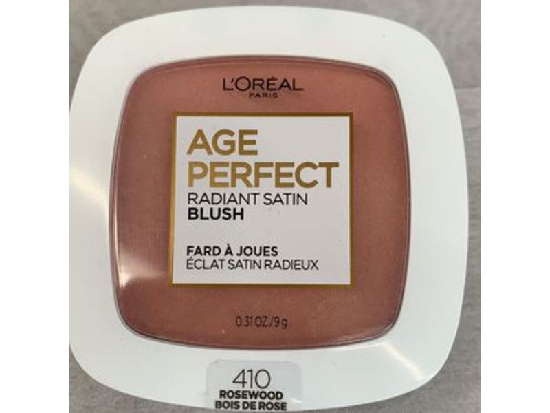 L'Oreal Paris Age Perfect Radiant Satin Blush, Rosewood, 0.31 oz/9 g