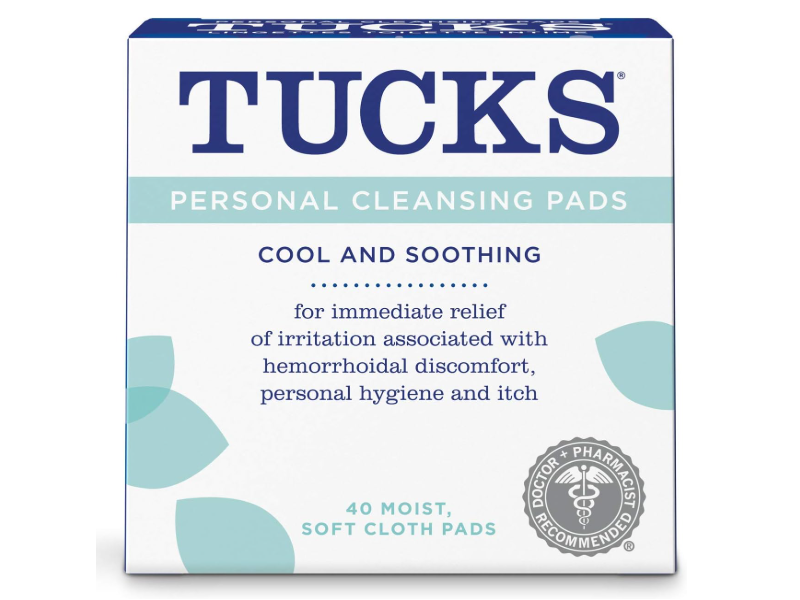 Tucks Cool And Soothing Personal Cleansing Pads, 40 Count
