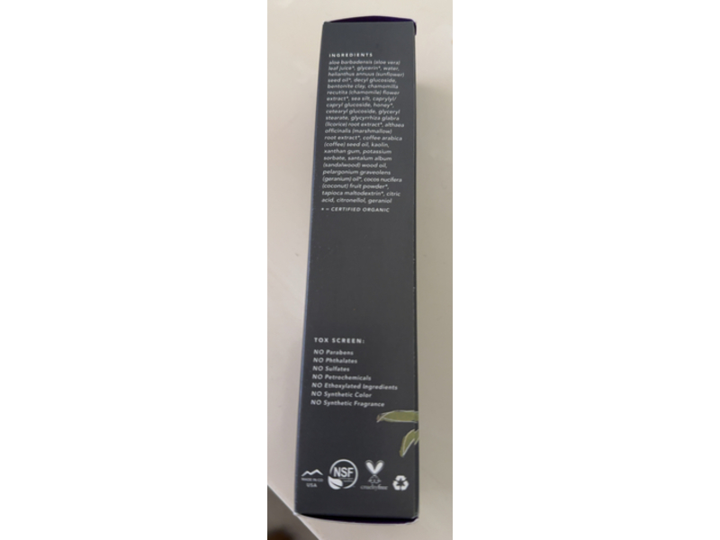 Osmia Purely Gentle Mud Cleanser, 2.5 fl oz/75 mL