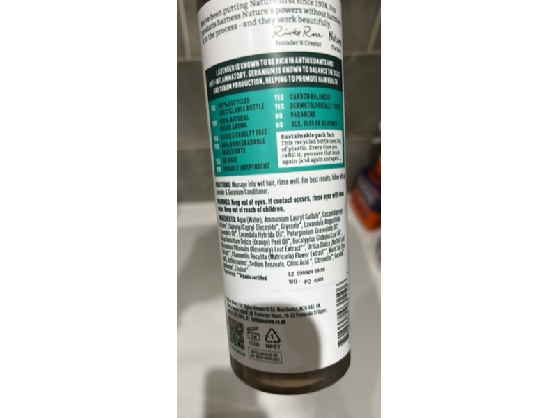 Faith In Nature Balancing Shampoo, 10.1 fl oz/300 mL