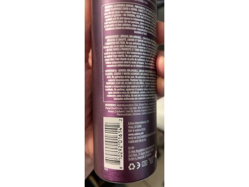 Eufora Style Gloss Dry Shine Spray, 4.7 oz/162 mL