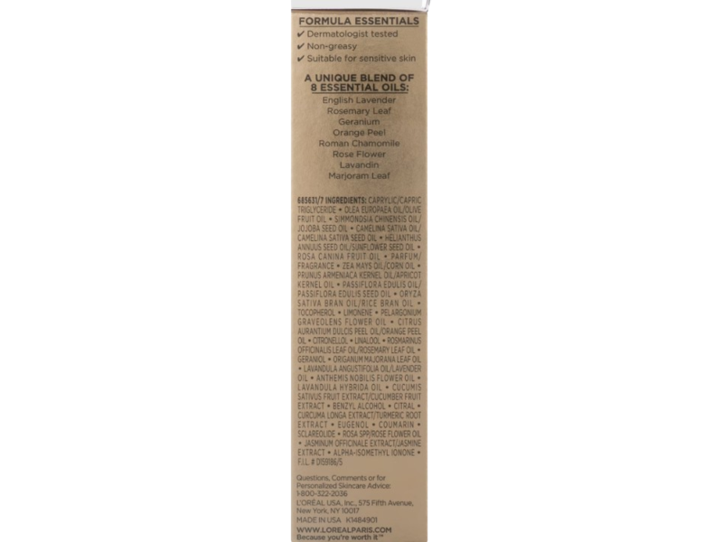 L'Oreal Paris Age Perfect Glow Renewal Facial Oil, 1.0 fl oz/30 mL
