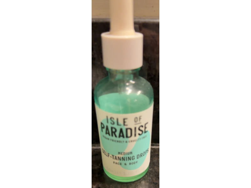 Isle Of Paradise Self Tanning Drops, Medium, 1.69 fl oz/50 mL