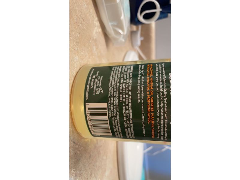 Cantu Shea Butter Maximum Hold Moisture Retention with Flaxseed and Olive Oil Styling Gel 18.5oz (1PCS)