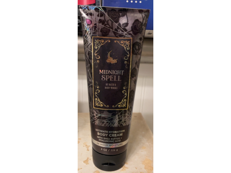 Bath & Body Works Midnight Spell Body Cream, Shea Butter + Hyaluronic Acid, 8 oz/226 g