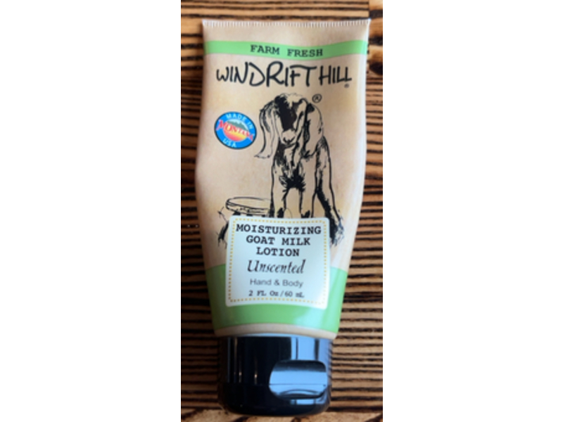 Windrift Hill Farm Fresh Moisturizing Goat Milk Hand & Body Lotion, 2 fl oz/60 mL