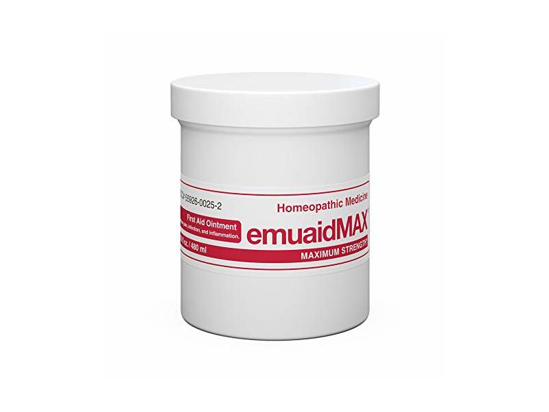 Emuaid EmuaidMAX First Aid Ointment, Maximum Strength, 16 fl oz/480 mL