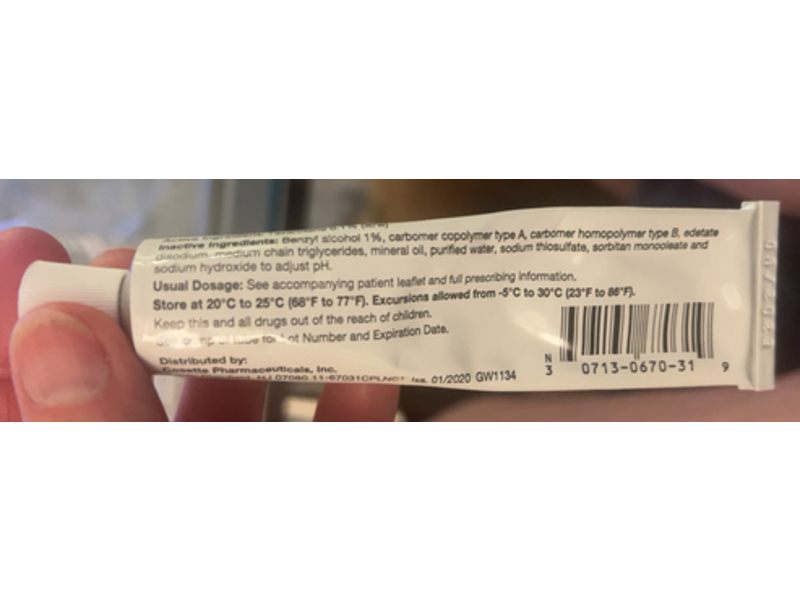 Tazarotene Cream, 0.1%, 30 g Cosette Pharmaceuticals (RX)
