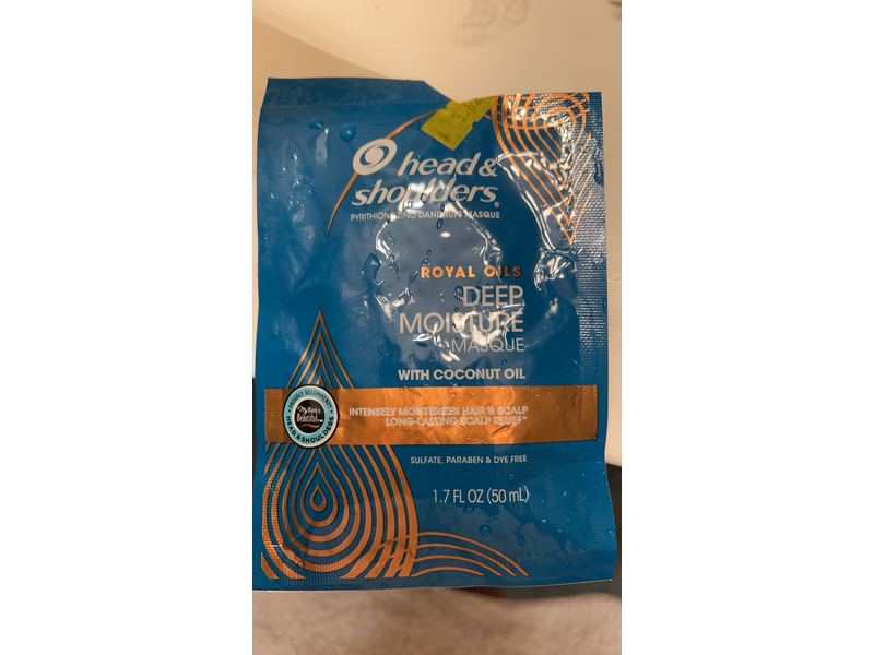 Head & Shoulders Deep Moisture Masque Royal Oils 1.7 Ounce (10 Pieces) (50ml)