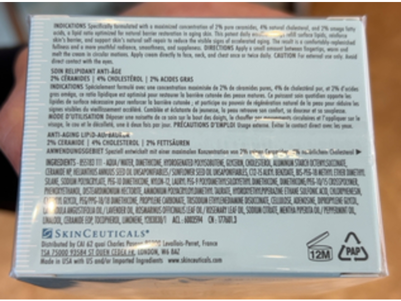 Skin Ceuticals Triple Lipid Restore 2:4:2 Anti-Aging Treatment, 1.6 fl oz/48 mL