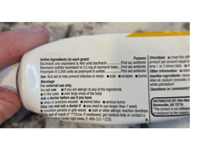 Equate Triple Antibiotic Ointment, 1 oz/28 g, Pack Of 4