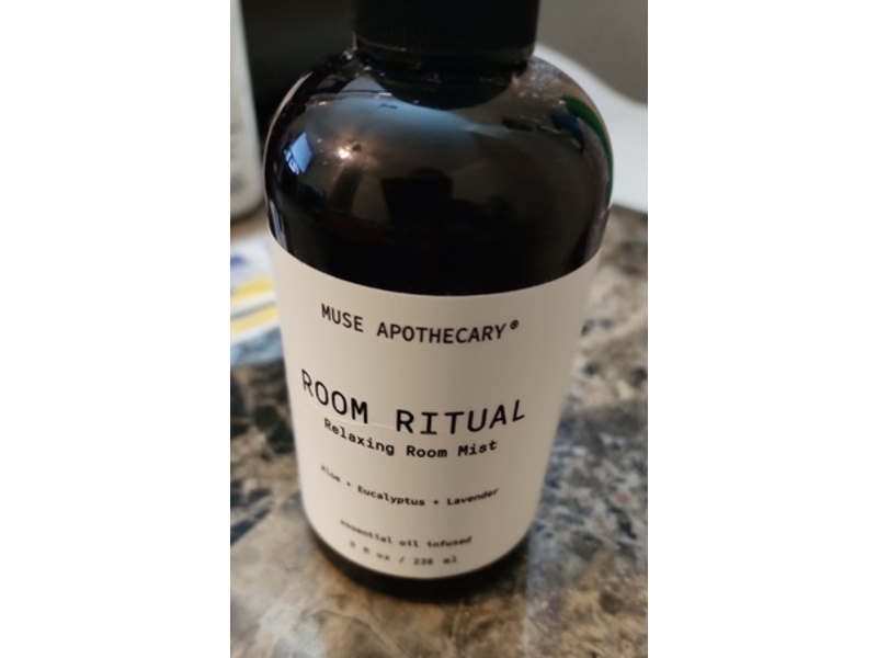 Muse Apothecary Room Ritual Relaxing Room Mist, Aloe + Eucalptus + Lavender, 8 fl oz/236 mL