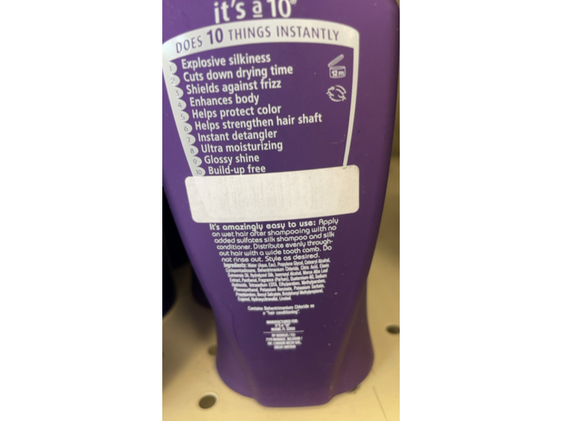 It's A 10 Express Miracle Silk Leave-In, 10 fl oz/295.7 mL