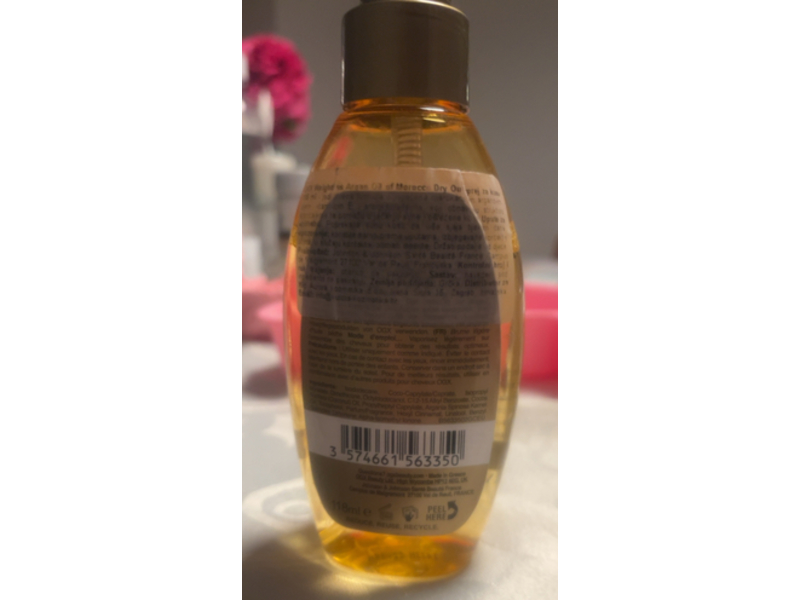 OGX Weightless Healing Dry Oil, Renewing + Argan Oil of Morocco, 4 fl oz/118 mL