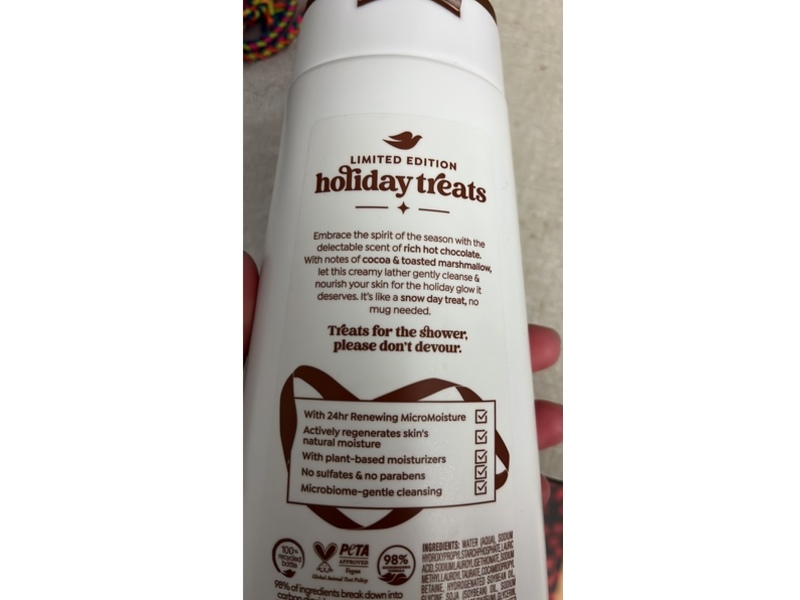 Dove Limited Edition Nourishing Body Wash, Hot Cocoa Swirl, 20 fl oz