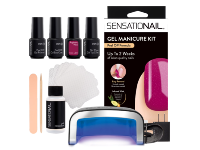 SensationNail Gel Manicure Kit, Raspberry Wine