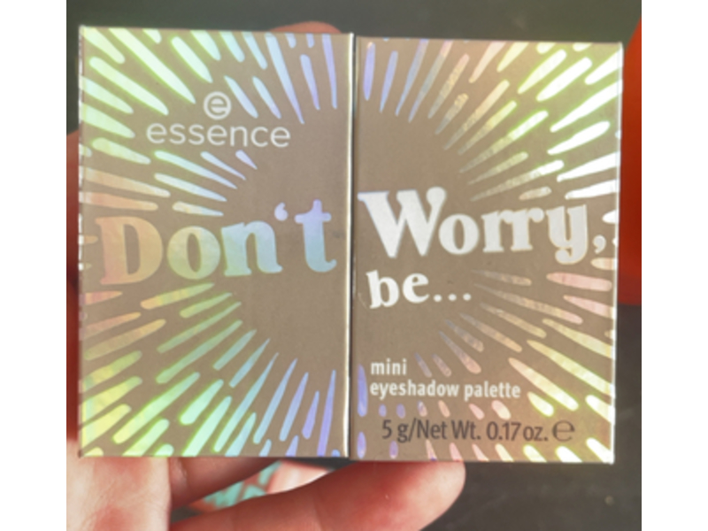 Essence Dont Worry Be Mini Eyeshadow Palette, 0.17 fl oz/5 g