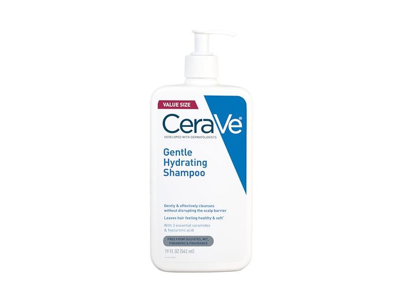 CeraVe Gentle Hydrating Shampoo, 19 fl oz/562 mL