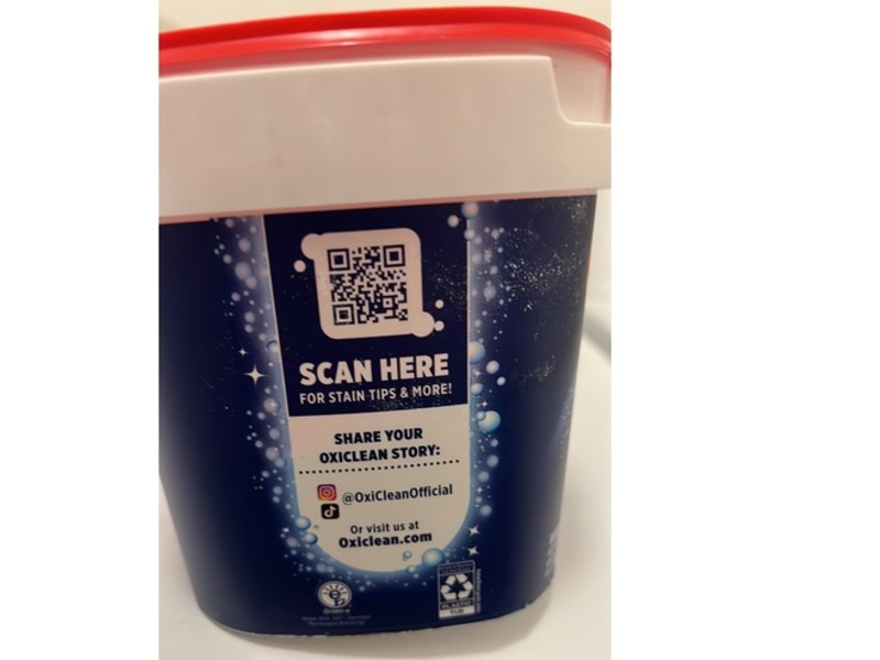 Oxiclean Max Force Advanced Stain Remover Detergent, 1.36 kg