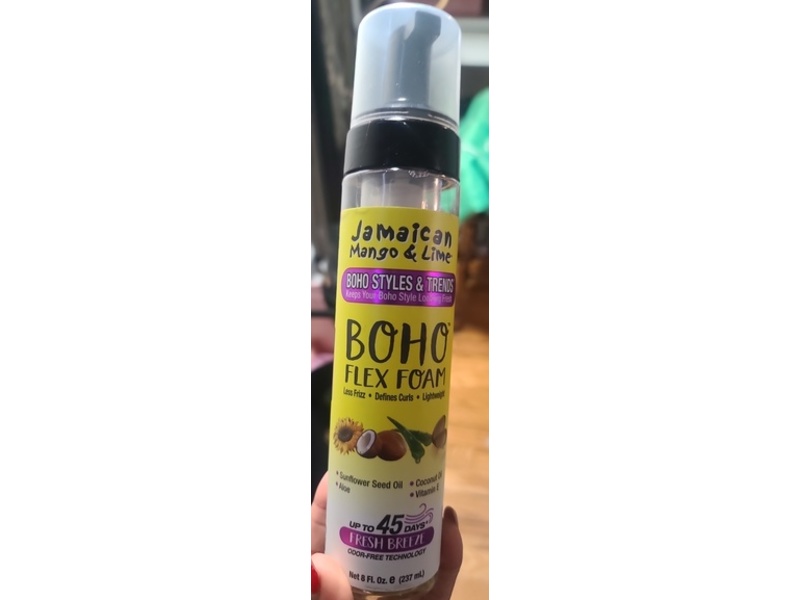 Jamaican Mango & Lime Boho Flex Foam, Fresh Breeze, 8 fl oz/237 mL