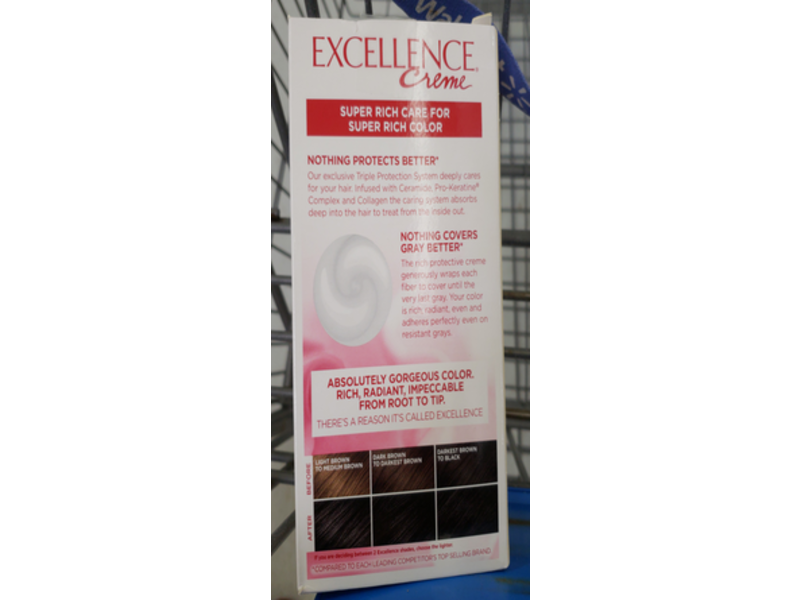 L'Oreal Paris Excellence Triple Protection Color, 1 Black, 1Application