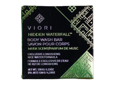 Viori Moisturizing Body Wash Bar, Musk, 4.2 oz/120 g