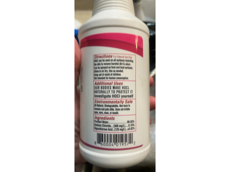 Think Smarter Products Multi-Use All-Purpose Cleaner, Hypochlorous Acid, 16 fl oz/473 mL