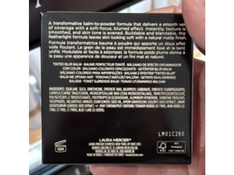 Laura Mercier Tinted Blur Balm, Shade 00, 0.17 oz/5 g