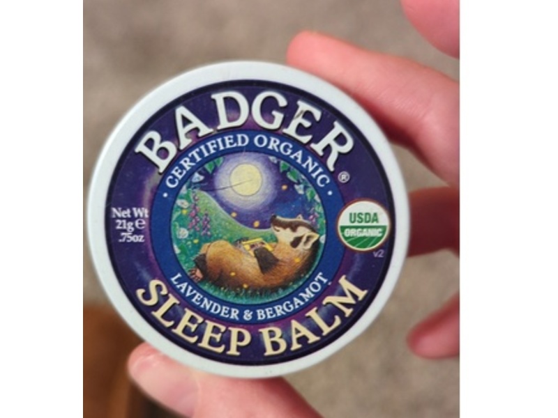 Badger Sleep Balm, Lavender & Bergamot, 0.75 oz/21 g