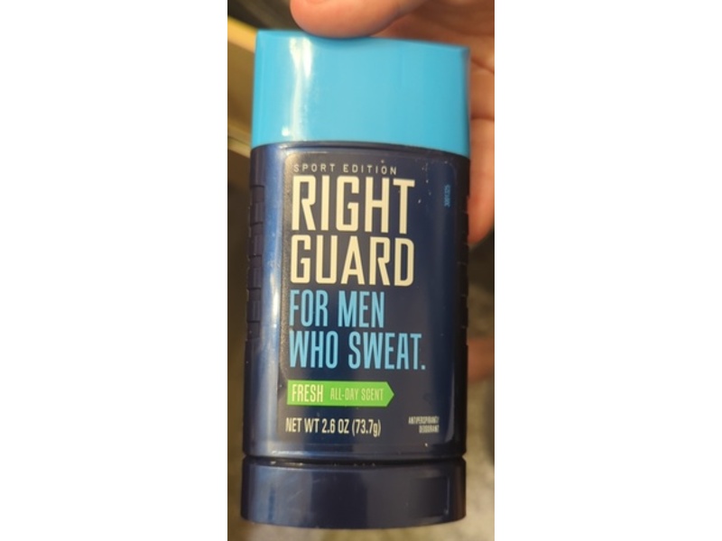 Right Guard Antiperspirant Deodorant, Fresh, 2.6 oz/73.7 g, Pack Of 6