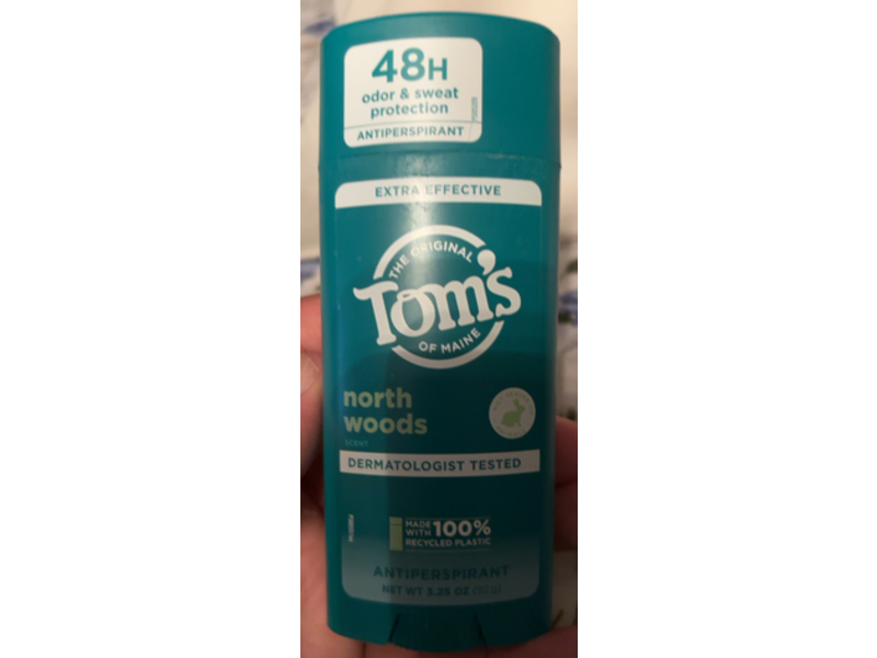 Tom’s Of Maine Extra Effective Antiperspirant, North Woods, 3.25 oz/92 g
