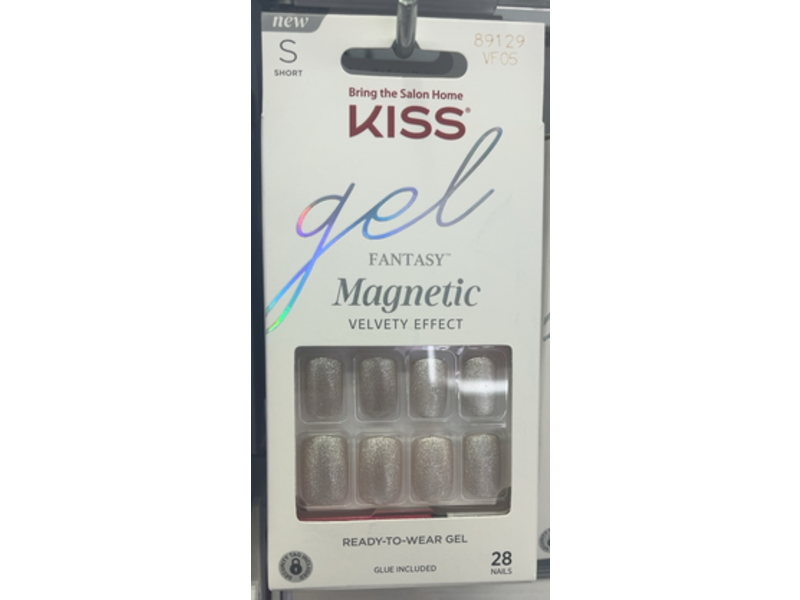 Kiss Gel Fantasy Magnetic Velvety Effect Kit, VF05, 28 Count