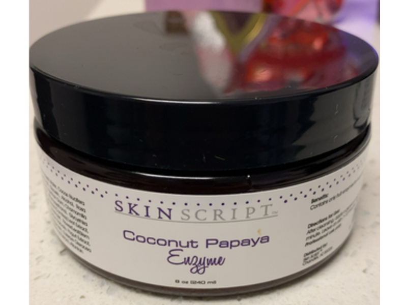 Skin Script Coconut Papaya Enzyme, 8 oz/240 mL