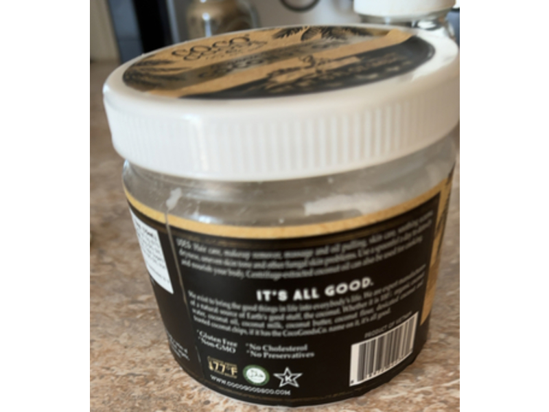 Coco Goods Origin Organic Premium Coconut Oil, 15 fl oz/443 mL