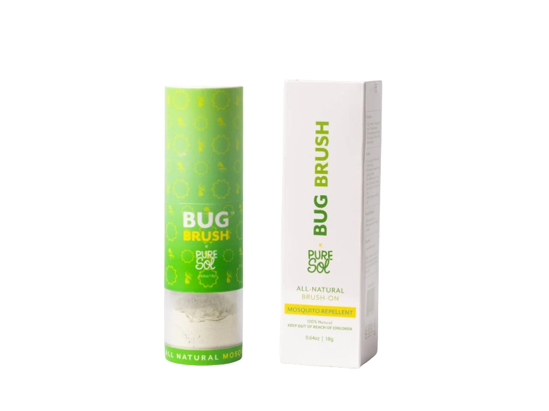 Pure Sol Bug Brush All-Natural Brush-On Mosquito Repellent, 0.64 oz/18 g