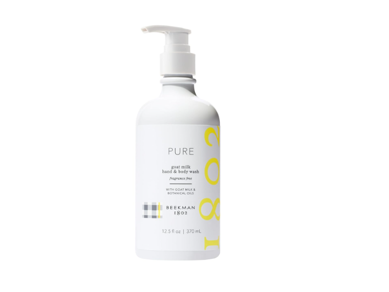 Beekman 1802 Pure Goat Milk Hand & Body Wash, Goat Milk & Botanical Oil, 12.5 fl oz/370 mL