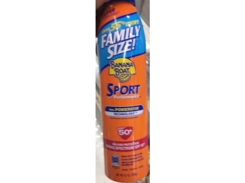 Banana Boat Ultra Sport Sunscreen Spray, SPF 50+, 9.5 oz/269 g
