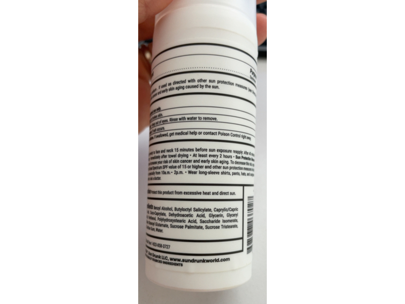 Sun Drunk Mineral Sunscreen, SPF 33, 1.7 fl oz/50 mL