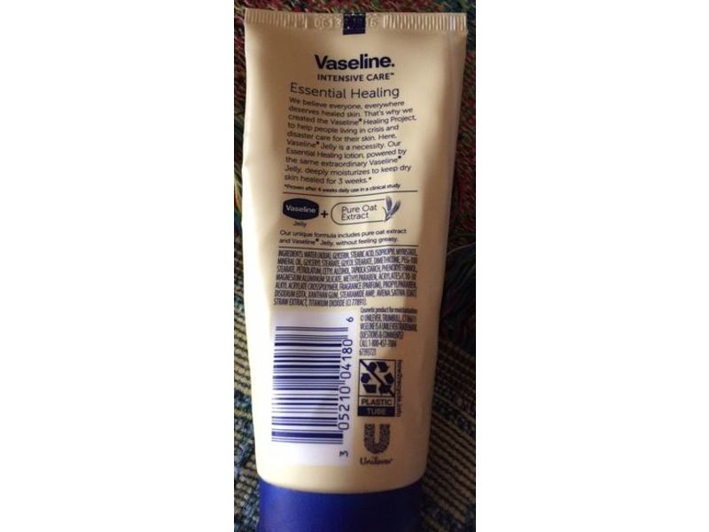 Vaseline Intensive Care Essential Healing Body Lotion, 3.4 fl oz / 100 mL
