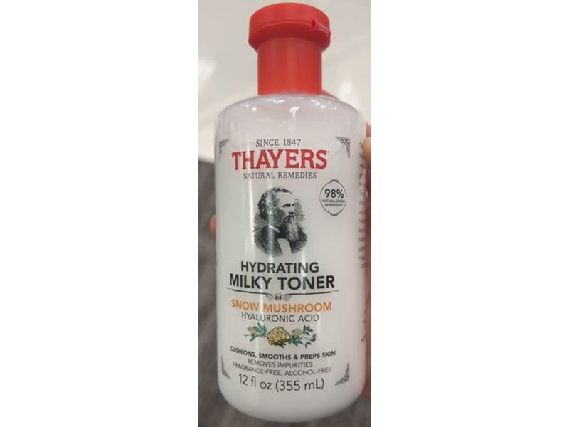 Thayers Hydrating Milky Toner, Snow Mushroom, 12 fl oz/355 mL