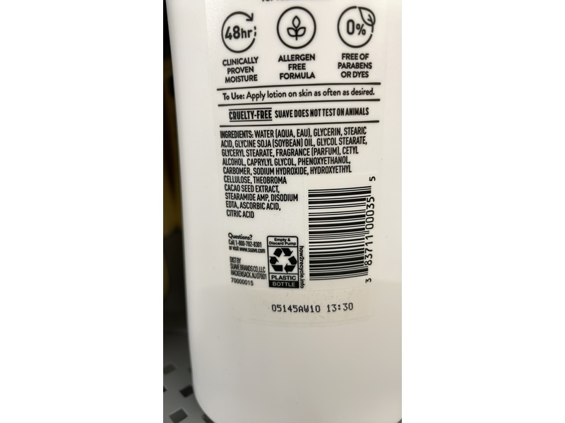 Suave Radiance Restore Lotion, Vitamin C, 28 fl oz/828 mL, Pack Of 4