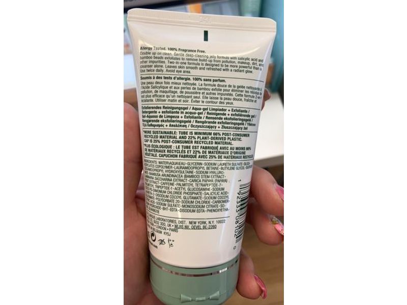 Clinique All About Clean 2-In-1 Cleansing + Exfoliating Jelly, 5 fl oz/150 mL