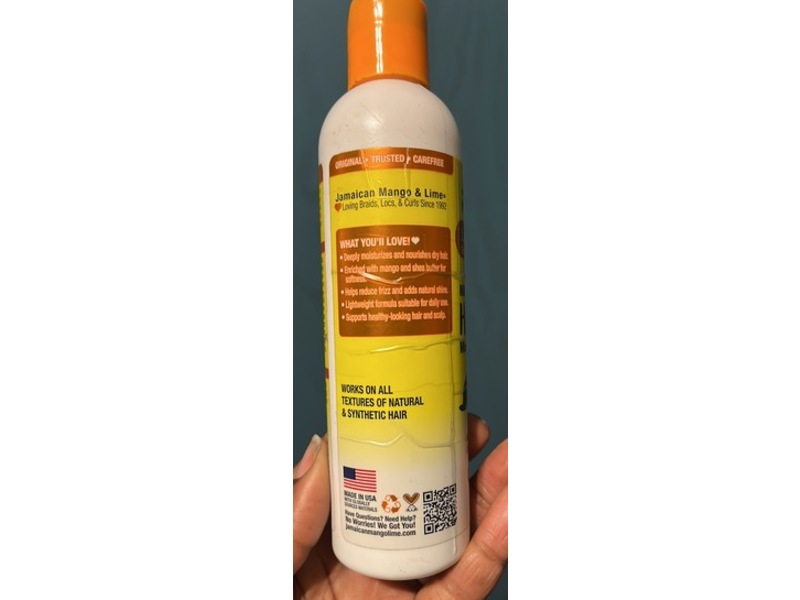 Jamaican Mango & Lime Hair Lotion, Mango & Shea Butter, 8 fl oz/237 mL
