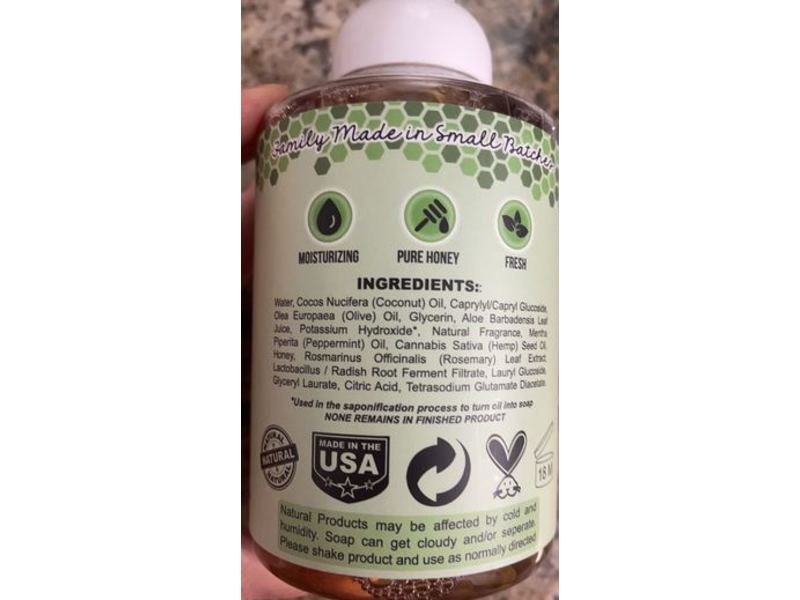 Beesential Moisturizing Foaming Hand Soap, Peppermint, 16 fl oz/473 mL