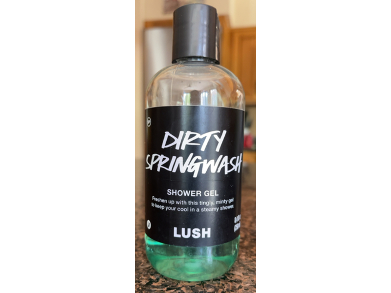 Lush Shower Gel, Dirty Springwash, 8.4 fl oz/250 mL