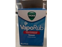 Vicks VapoRub Nasal Decongestant Ointment, 115 mL - thumbnail 2